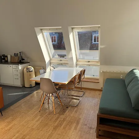 Bright Rooftop Loft With River View *